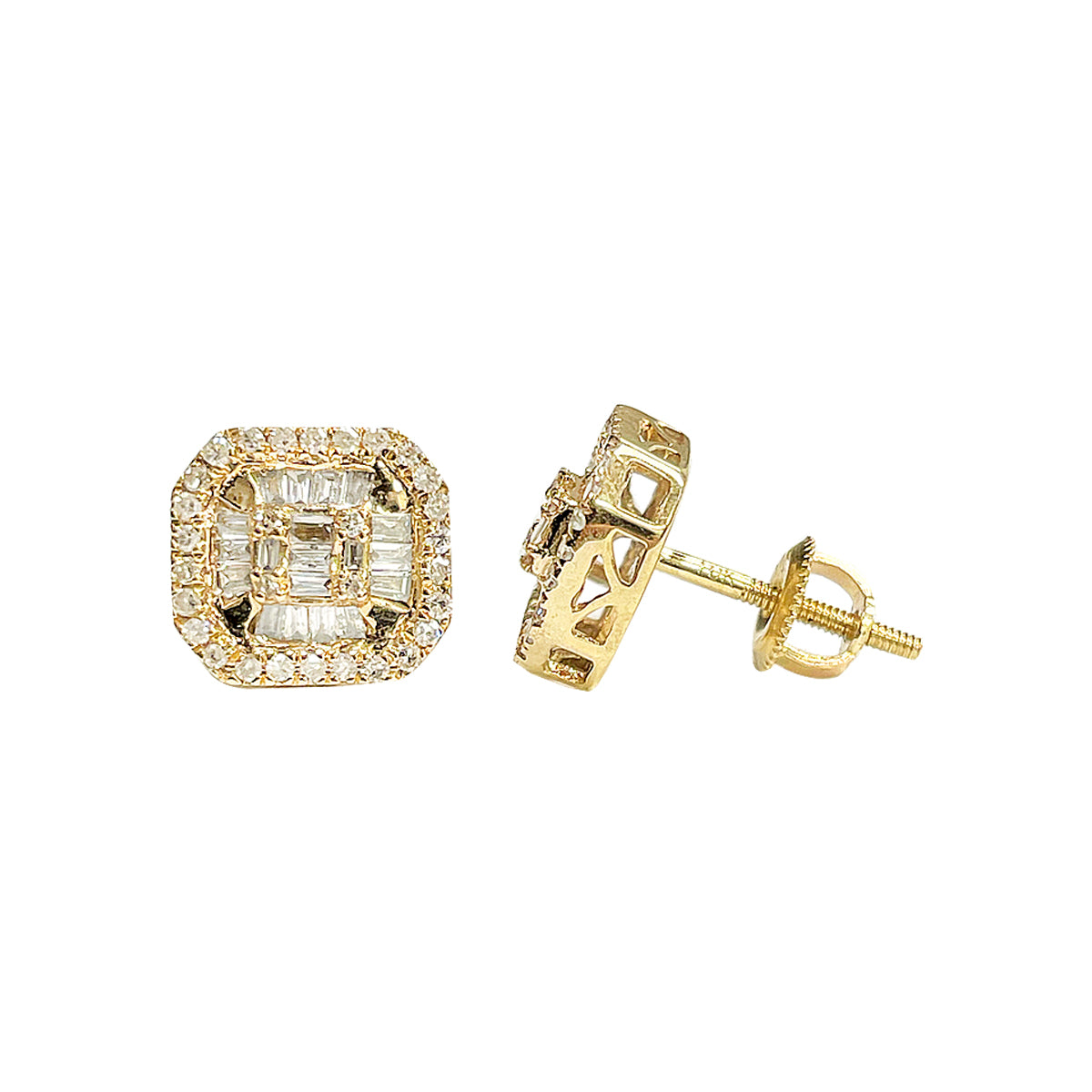 14K Earrings Yellow Gold 0.43CTW