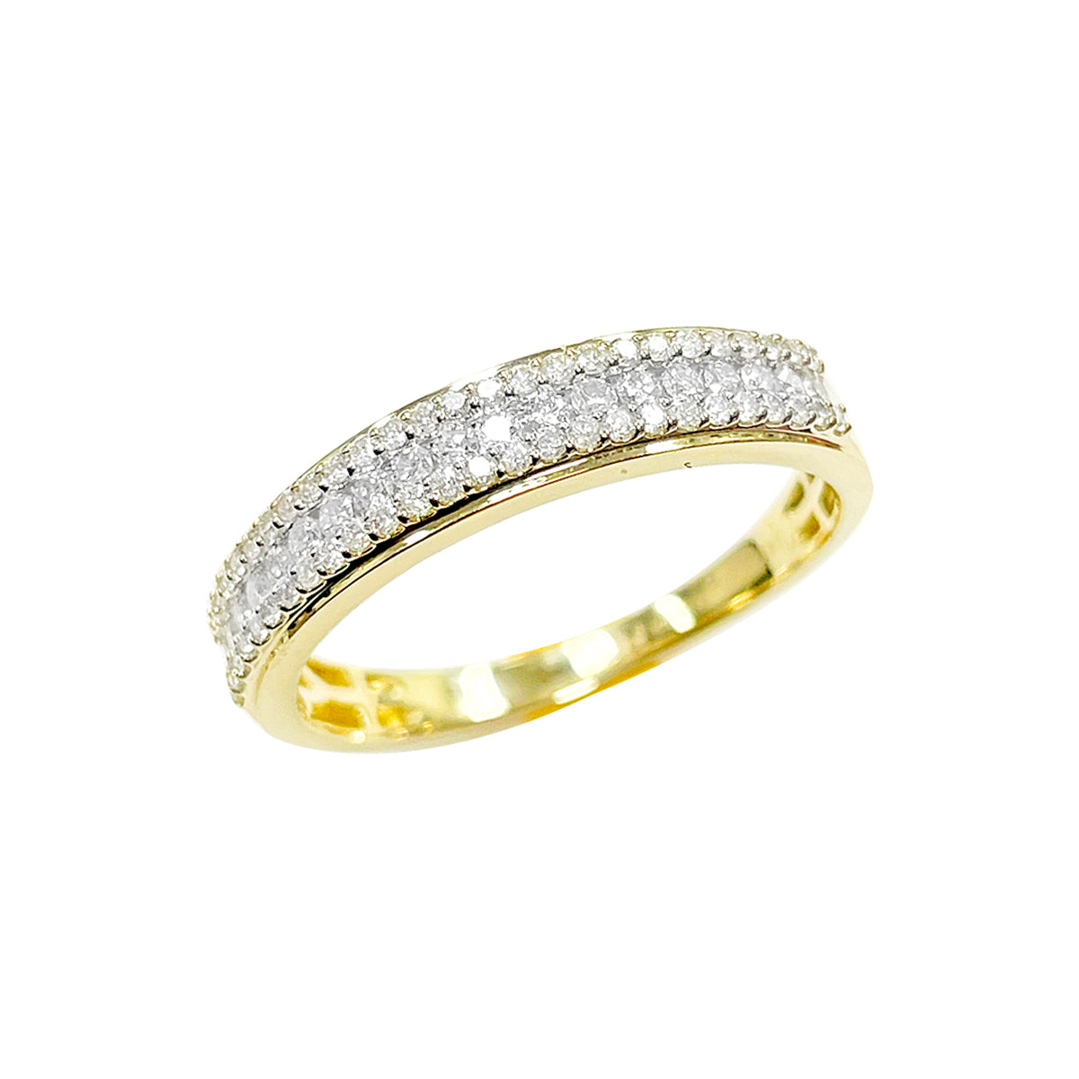 14K Ladies Band Yellow Gold 0.50CTW