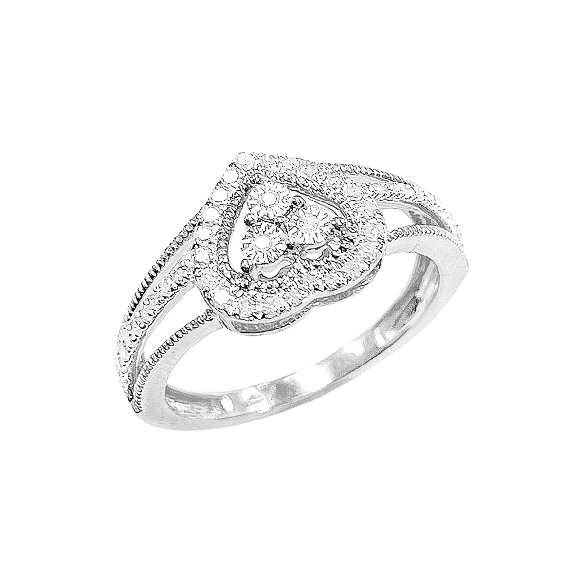 10K Ladies Ring White Gold 0.26CTW