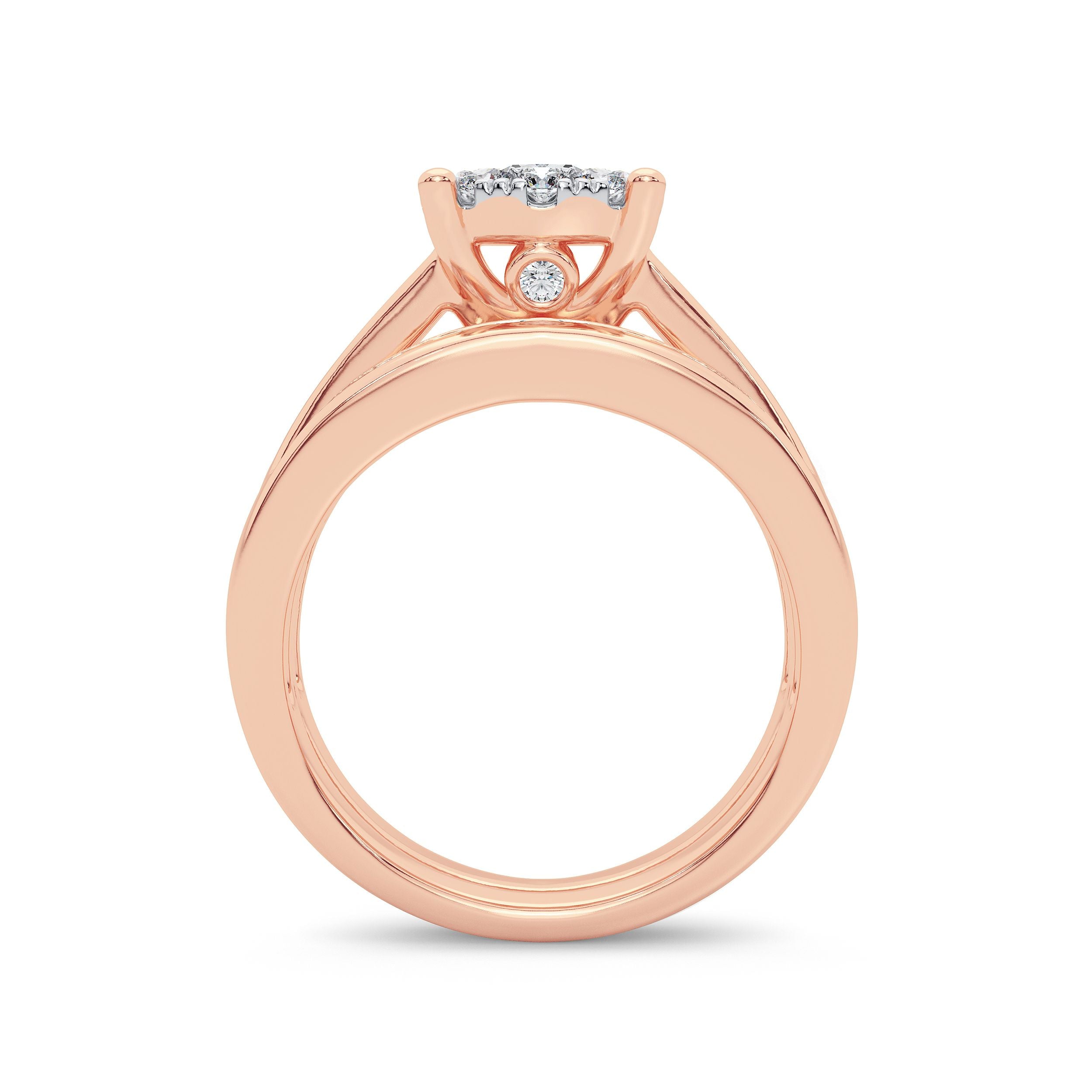 10k 0.50Ct Diamond Bridal Ring