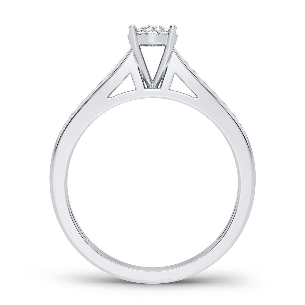 10K 0.22CT Diamond Ring
