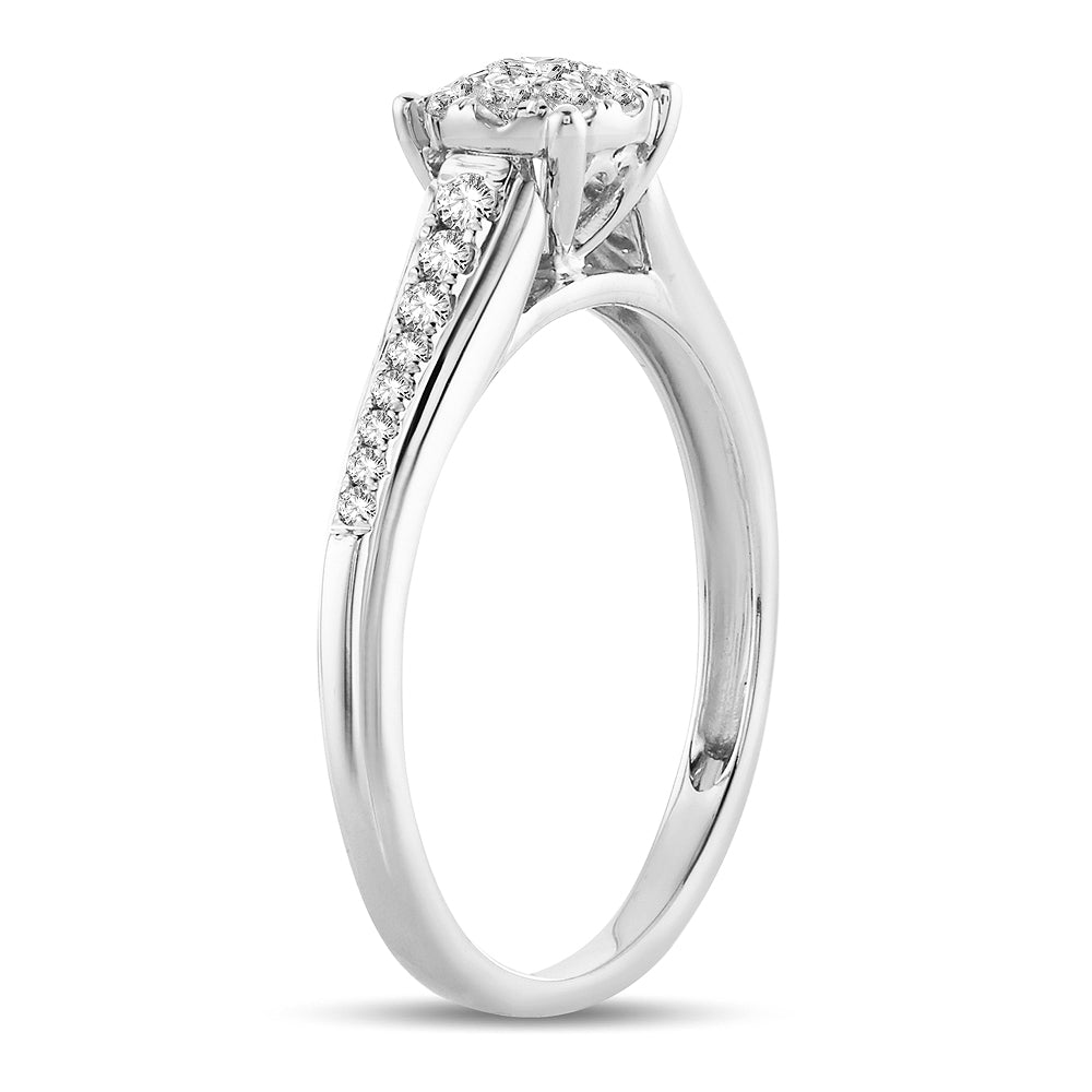 14K 0.37Ct Diamond Ring
