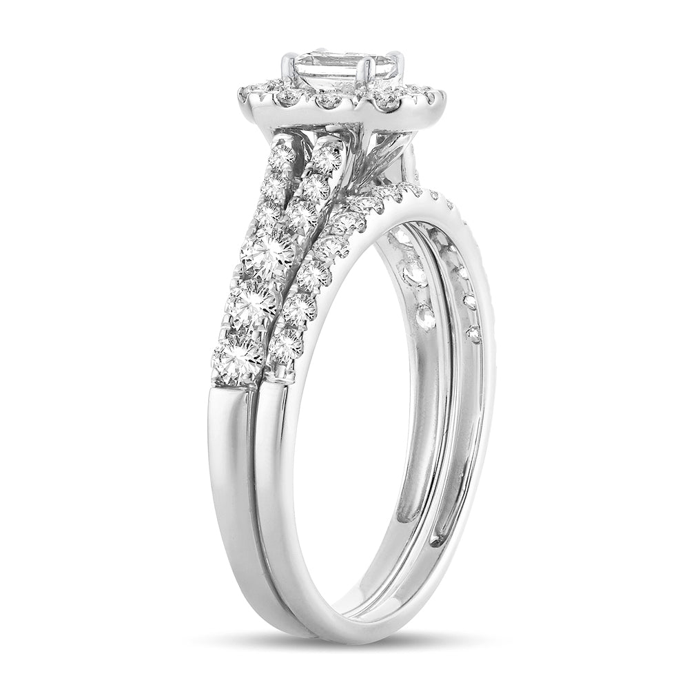 14K 1.00CT Fancy Cut Bridal Ring