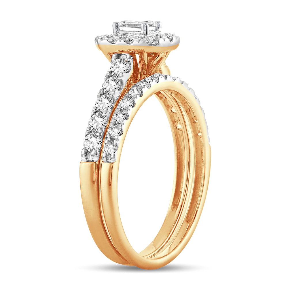 14K 1.02CT Diamond BRIDAL RING