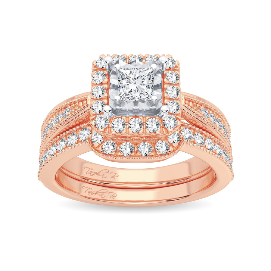 14K 0.75ct Diamond Bridal Ring