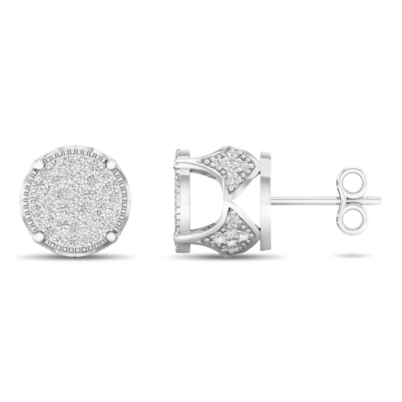 10K 0.33CT Diamond Earring