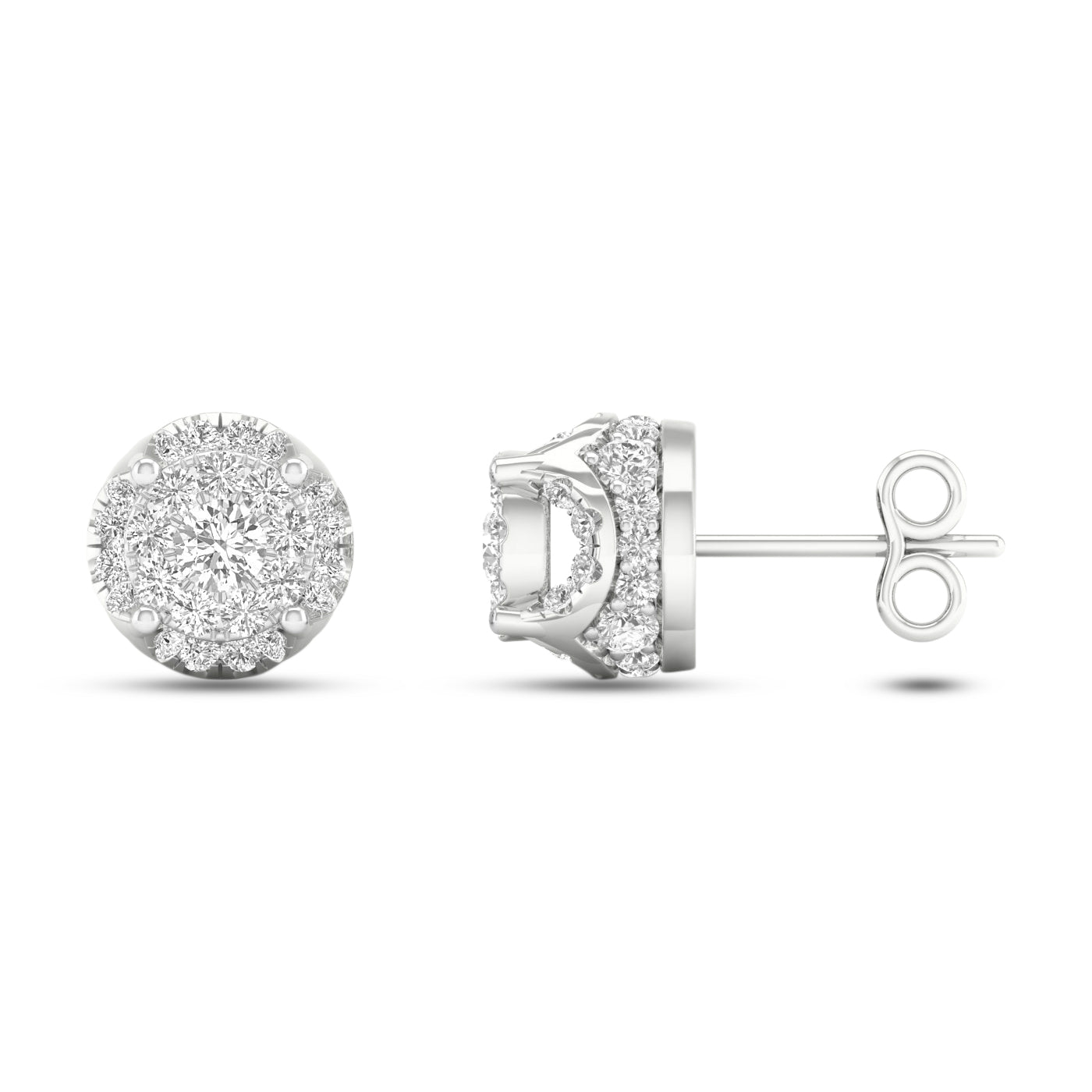10K 1.00CT Diamond Earring